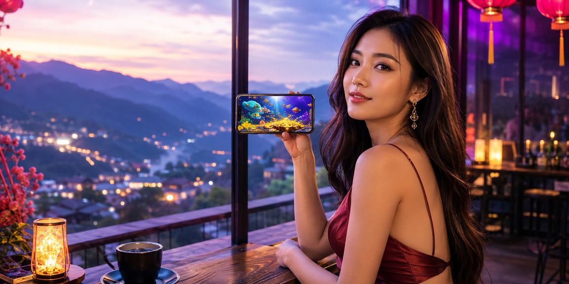 Người dùng trải nghiệm casino trên điện thoại tại Sapa bên tách cà phê